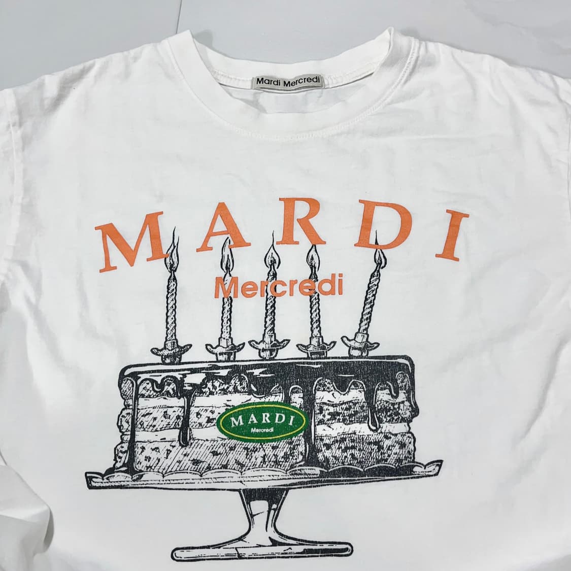 [정품] 마르디 메크르디 오렌지 프린팅 반팔티 [ ES ] 상품이미지3