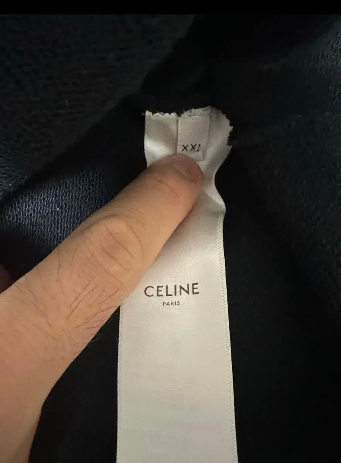 Celine 남성 후드 블랙 xxl 상품이미지6