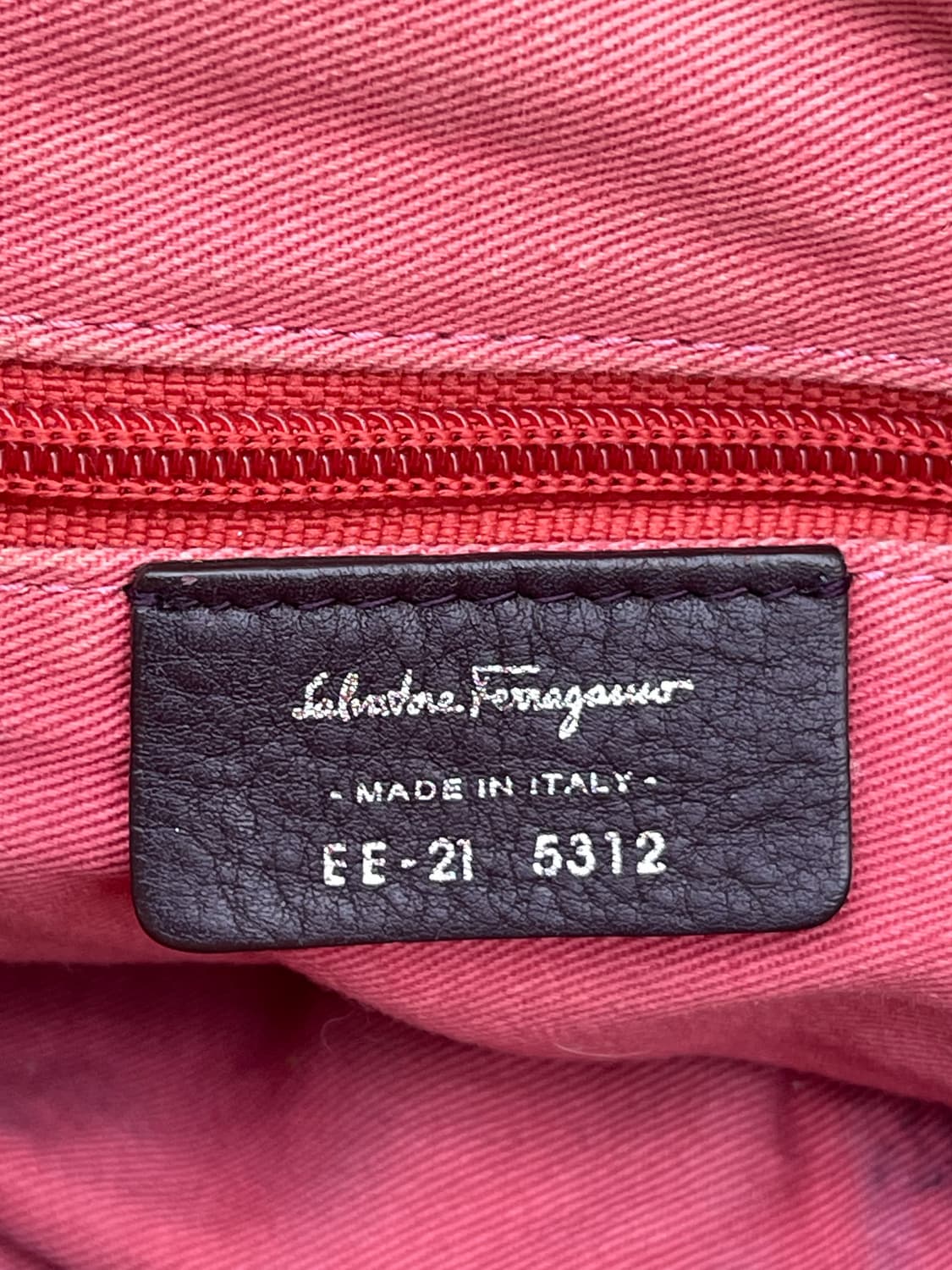 살바토레 페라가모 버건디 미니 볼 백 상품이미지9