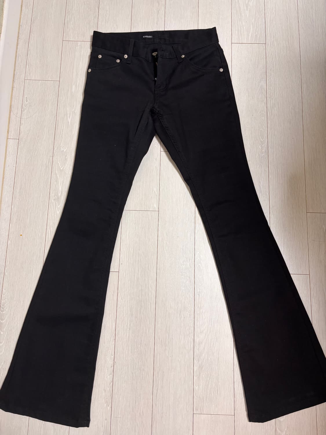 보헤미안서울 MID RISE BOOTS CUT PANTS BLACK S 상품이미지2