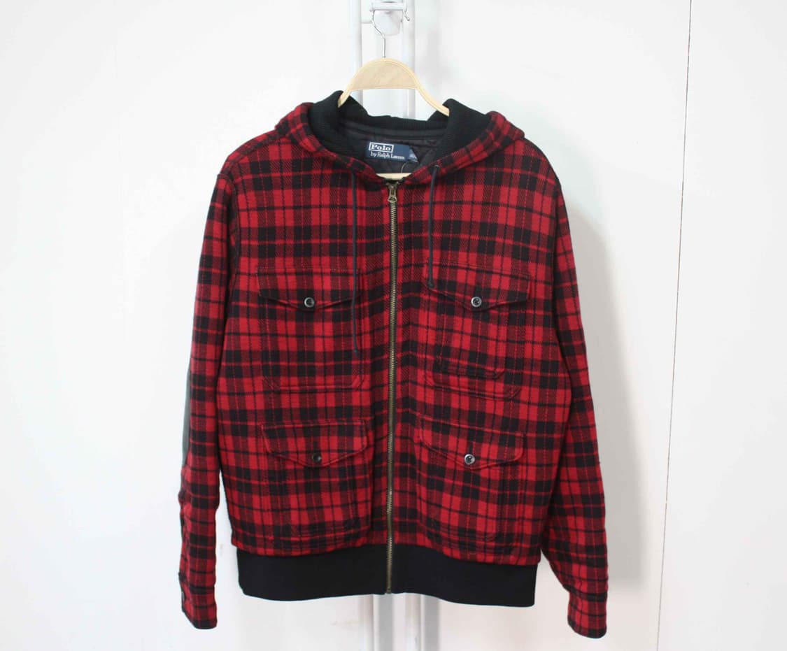 J-11964/폴로 정품 남성용 타탄체크 점퍼 95 상품이미지1