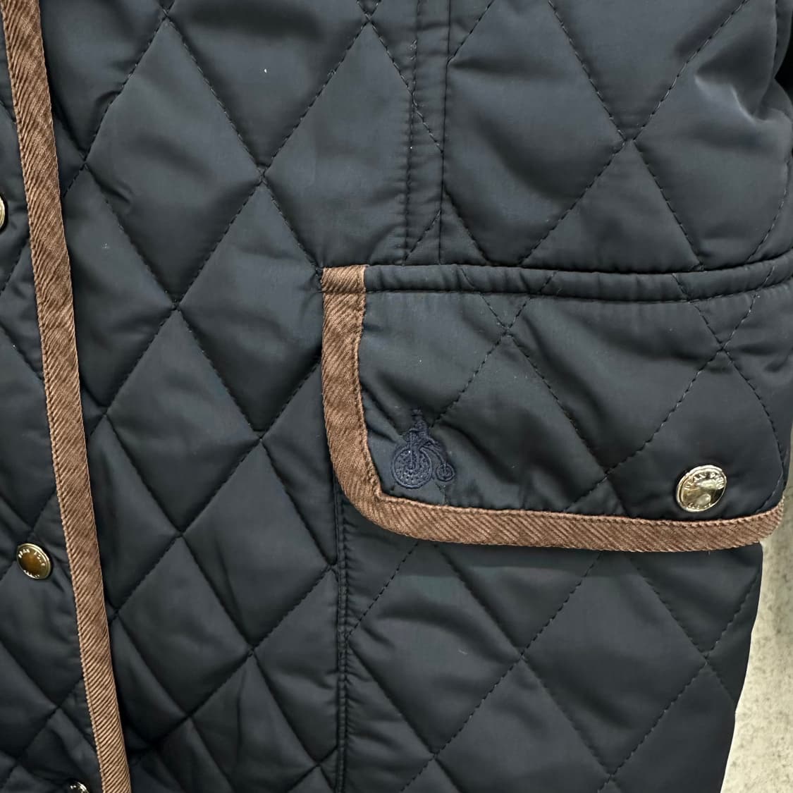 95 빈폴 여자 퀼팅 누빔 하프패딩 상품이미지5