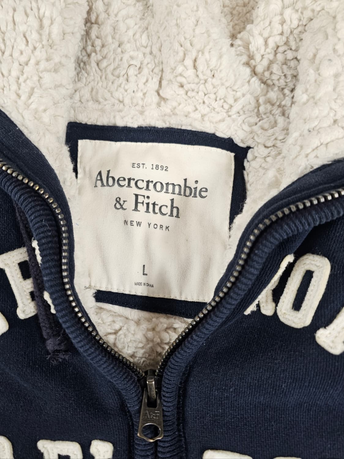 아베크롬비후드집업양털 상품이미지3