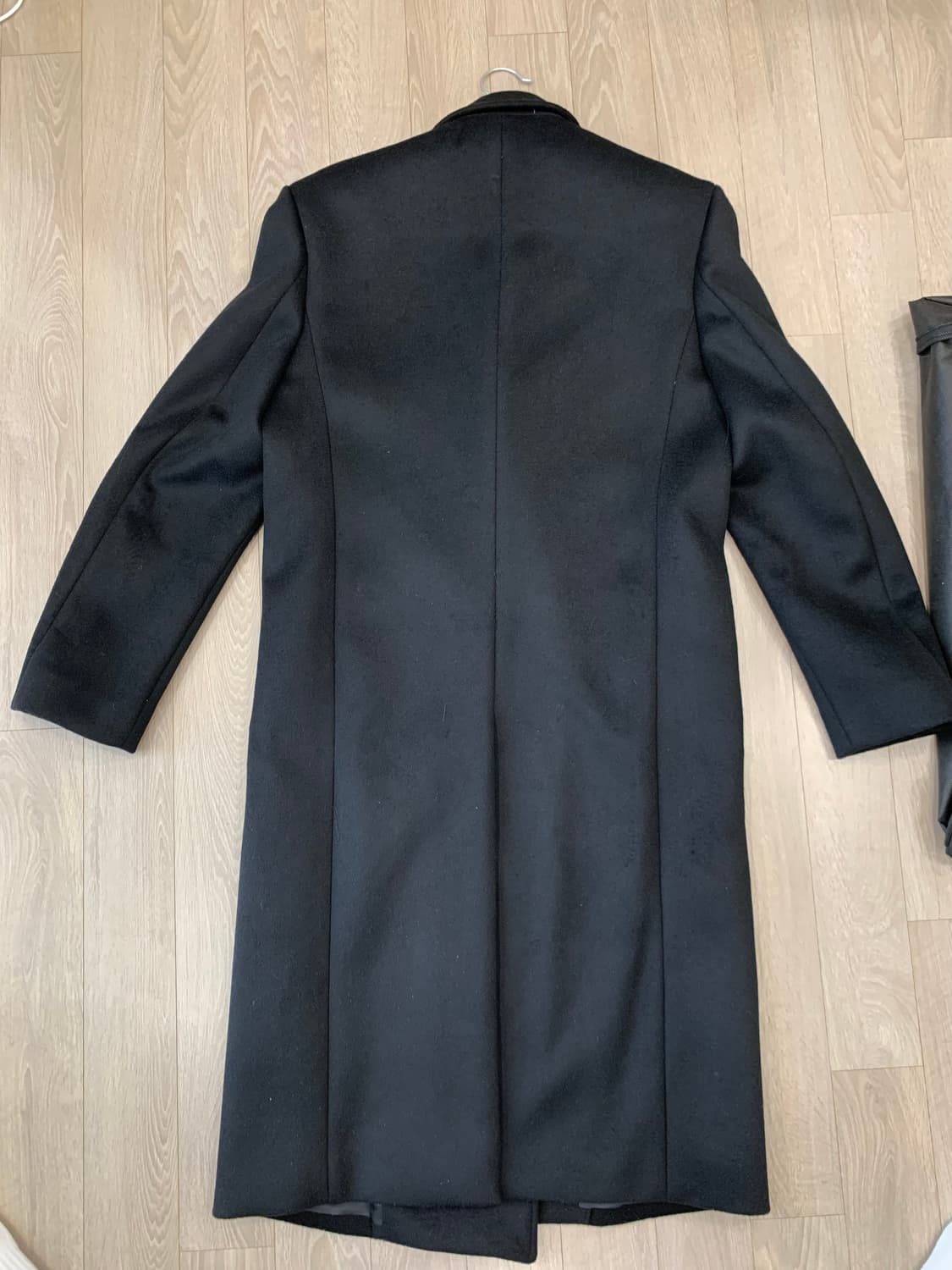 SAVAGE 블랙 더블 롱 코트 L 상품이미지7