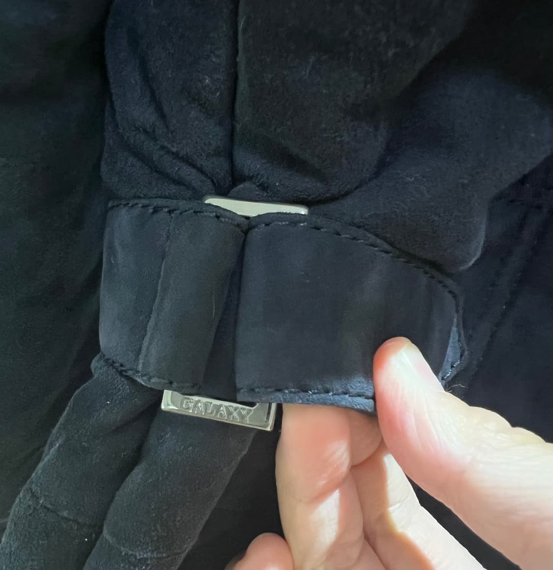 갤럭시(Galaxy) 수젤로 천연 염소가죽 퀼팅 자켓 (100) 상품이미지6