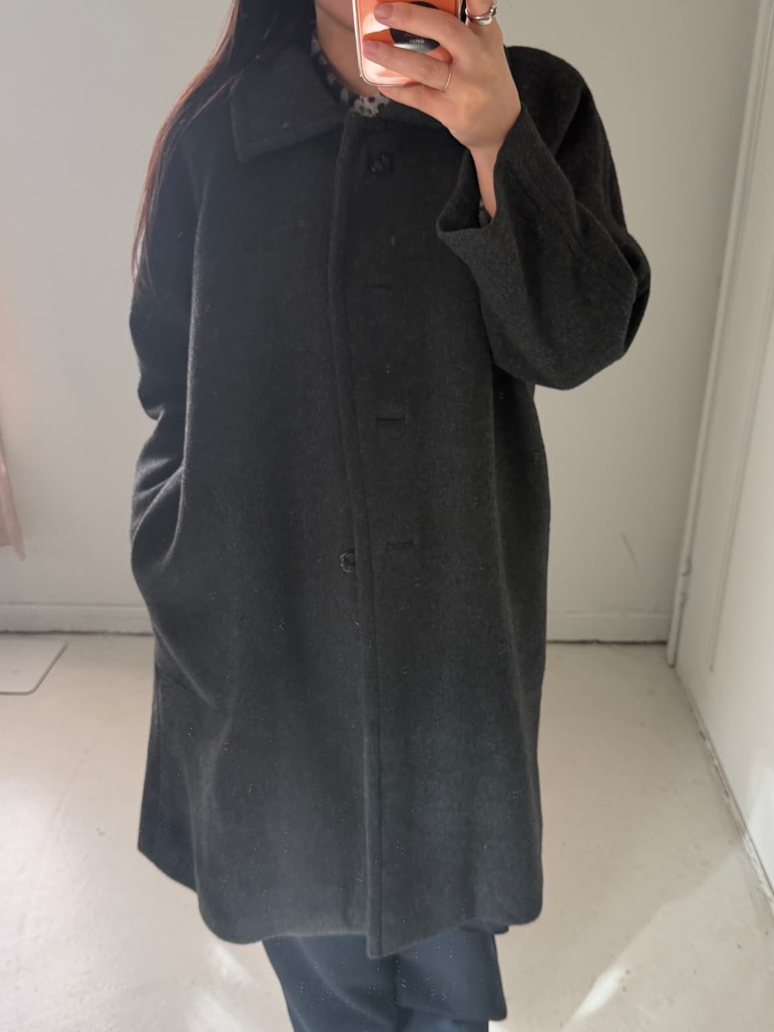 일본빈티지 클래식 롱코트 상품이미지3