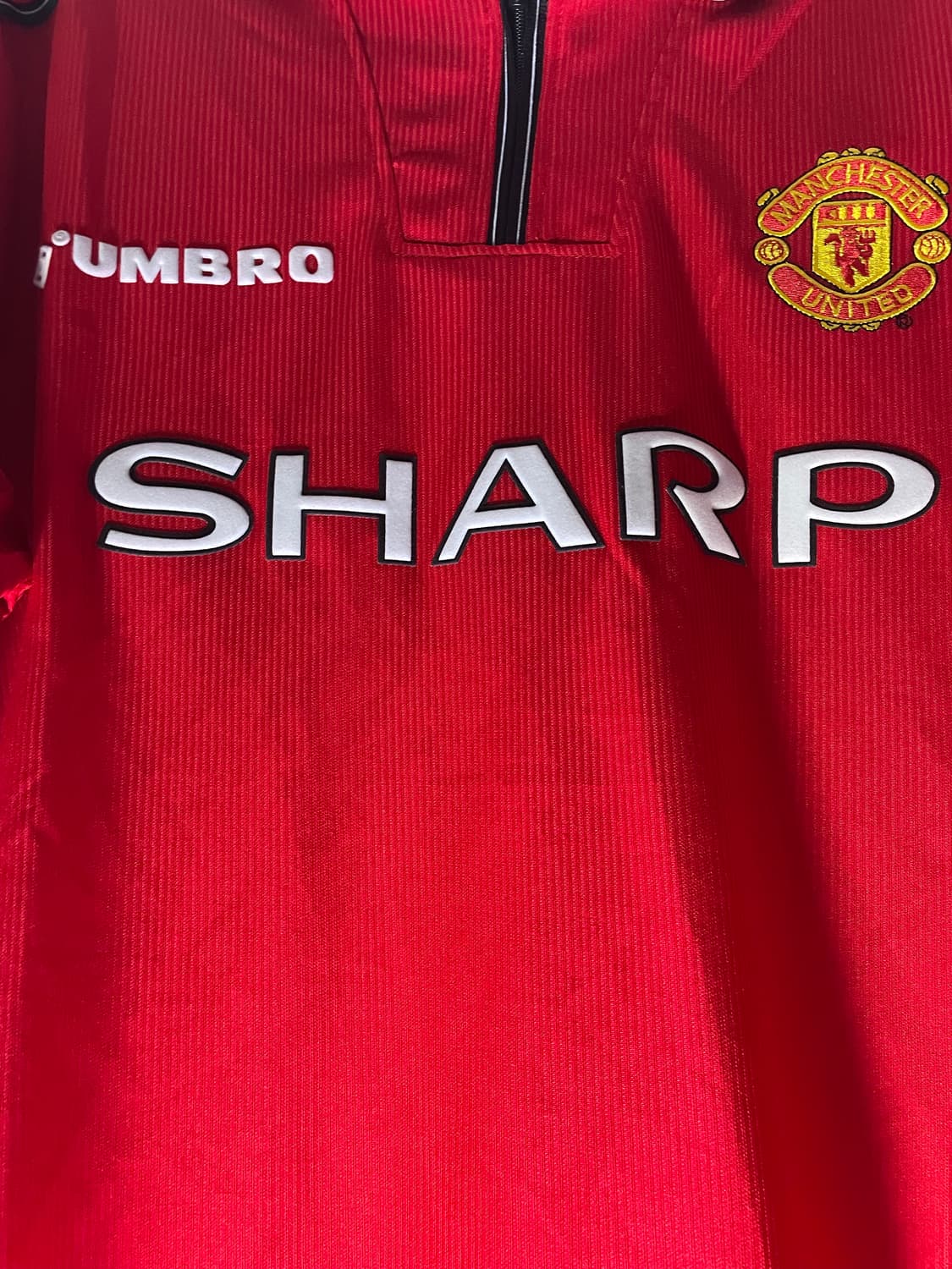 맨유 98-99 베컴 긴팔 유니폼 XL 상품이미지5