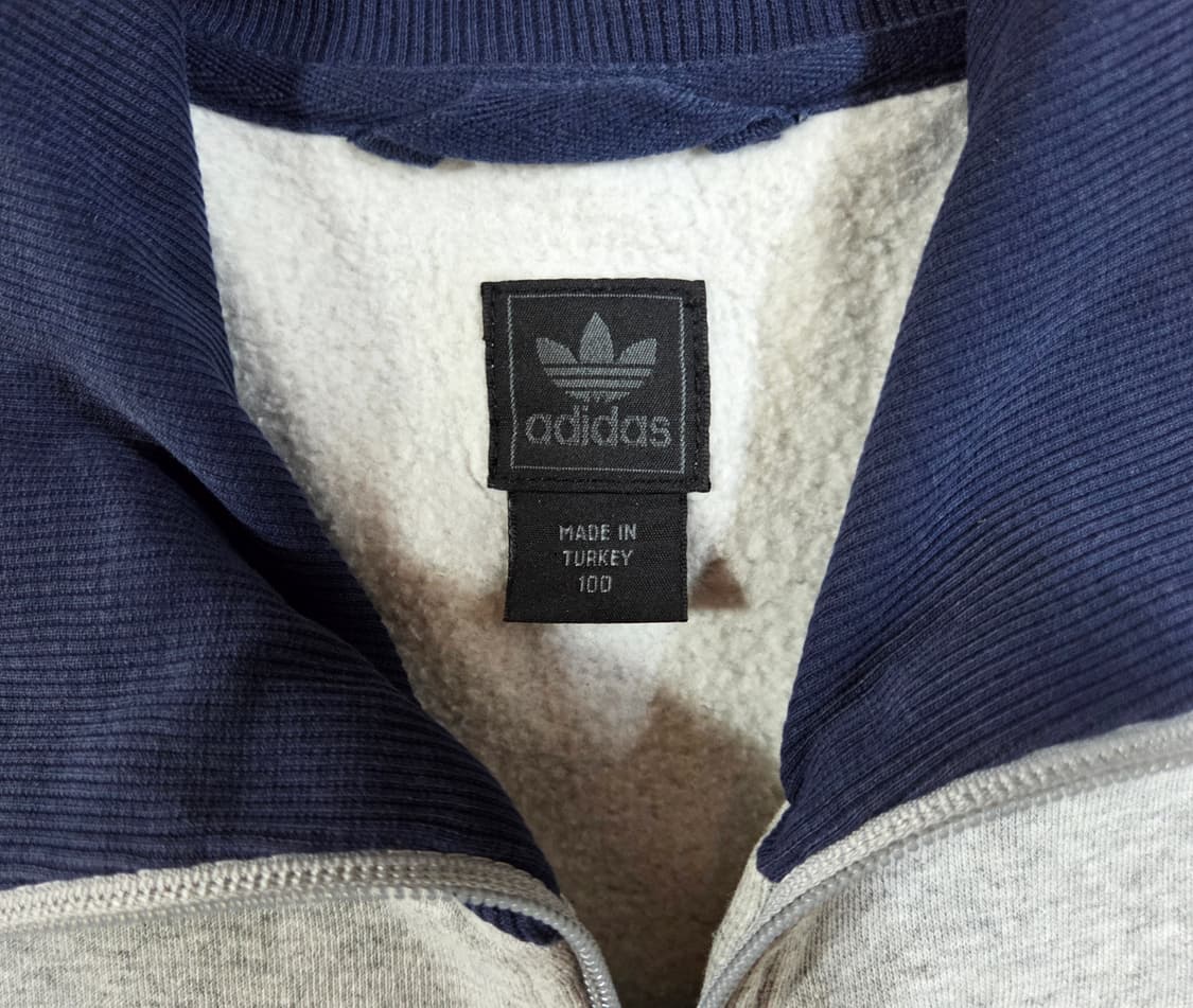 아디다스 파이어버드 코튼 네이비 그레이 트랙탑 져지 상품이미지5