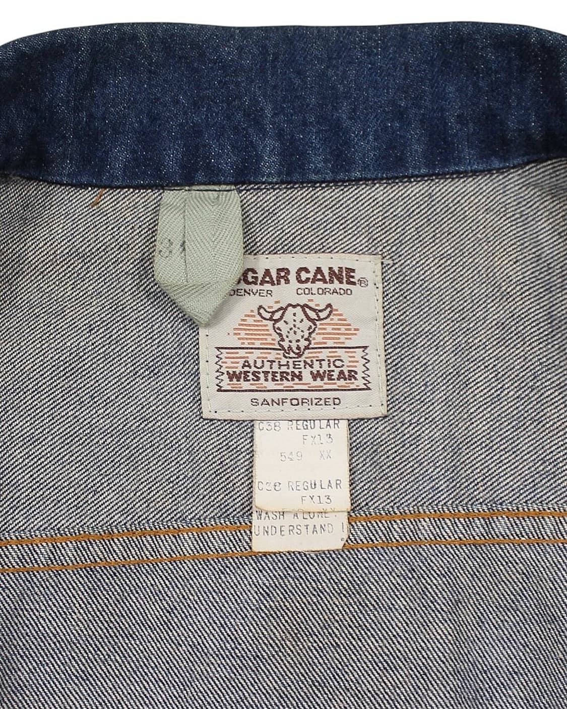 1990s 슈가케인 랭글러 24MJ 데님 자켓 빈티지 상품이미지5