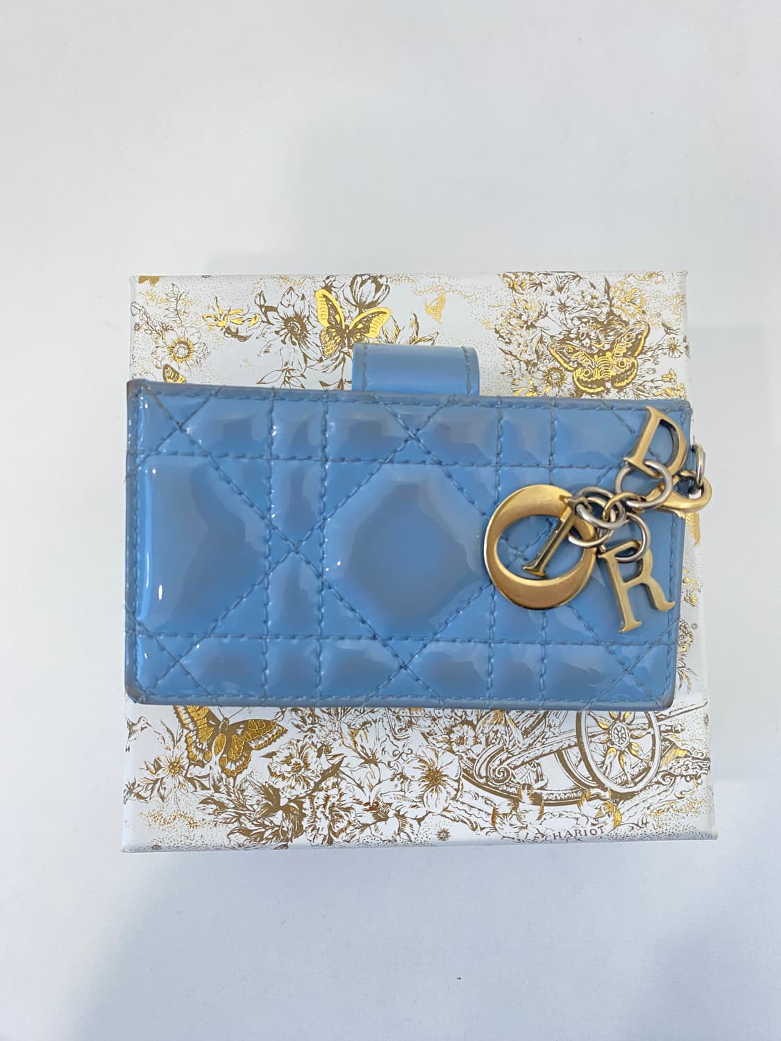 디올 페이던트 까나쥬 이코디언 카드지갑 상품이미지3