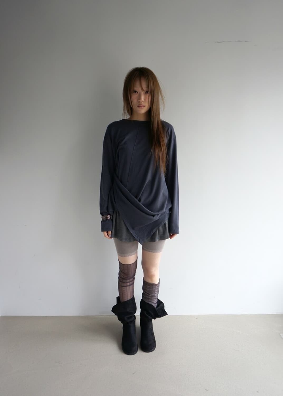 비삼샵 비센사이 Unbal loose sleeve 상품이미지1