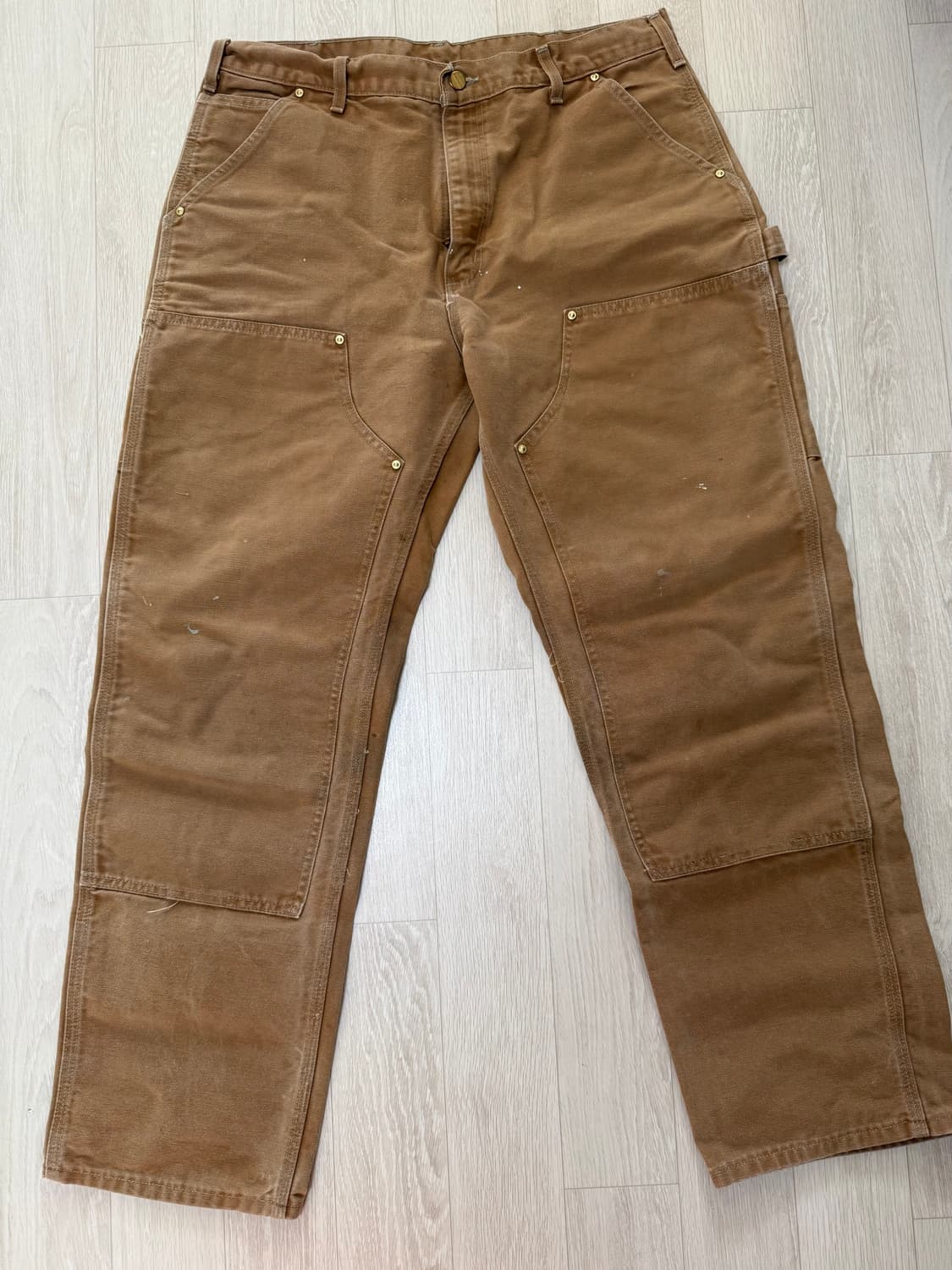 [36x32] 빈티지 칼하트 B01 더블니 브라운 (02제조) 상품이미지1