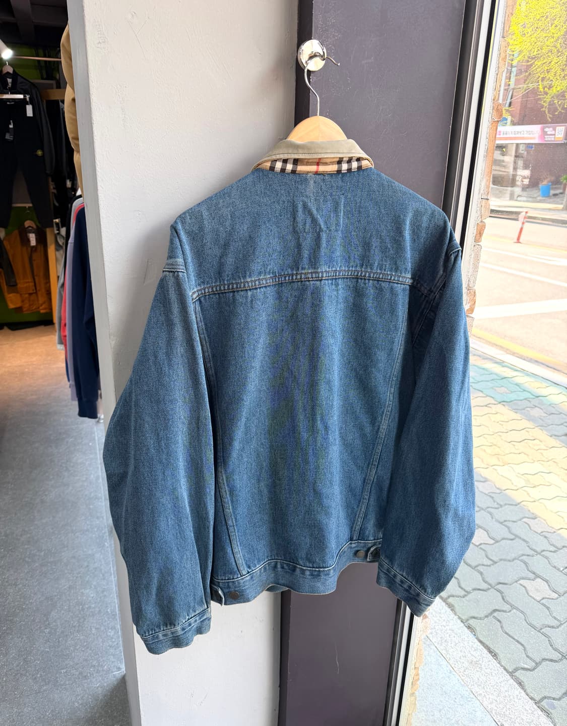 52/ 버버리 1990AW 로고 데님 자켓 상품이미지7