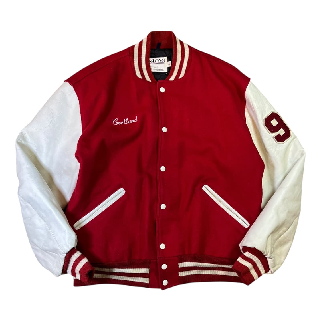 드롱 빅로고 USA 바시티 자켓 상품이미지2