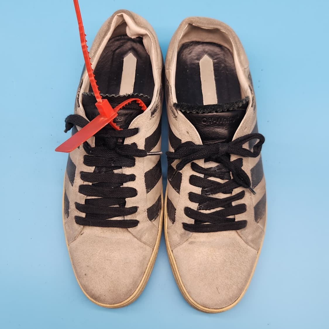 ooo 오프화이트 레더 남성스니커즈 270 상품이미지2