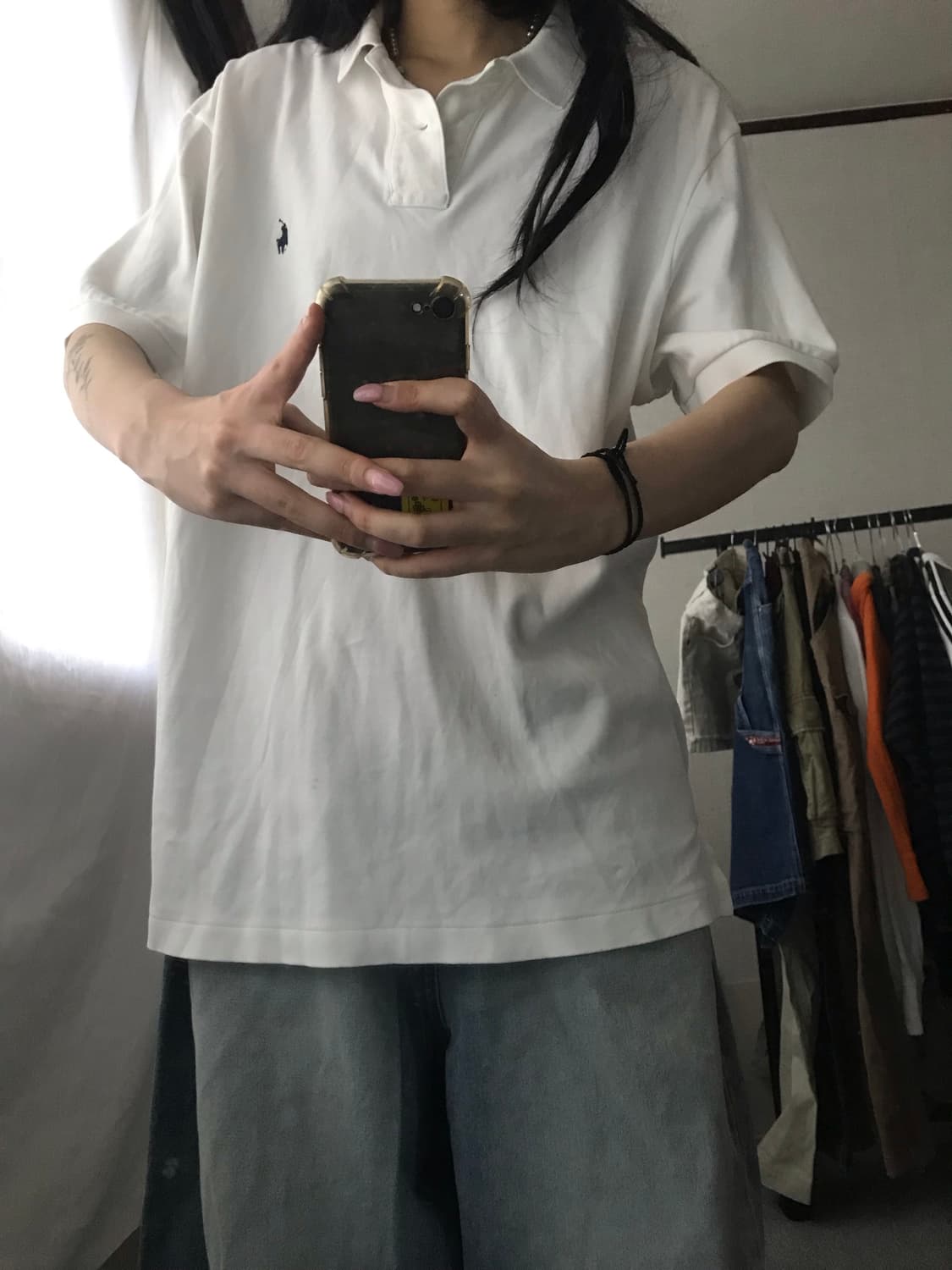 폴로 화이트 반팔티셔츠 상품이미지7