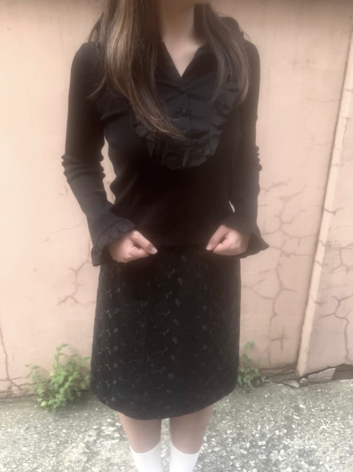 자라 블랙 블라우스 상품이미지2