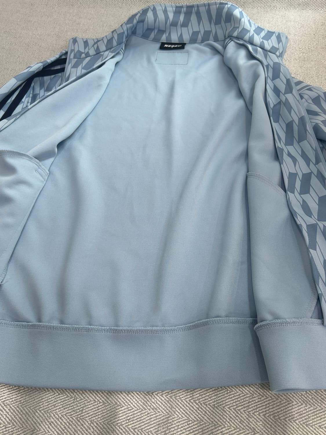 널디 Nerdy 심볼 패턴 트랙탑 져지 오버핏 S 남녀공용 상품이미지5