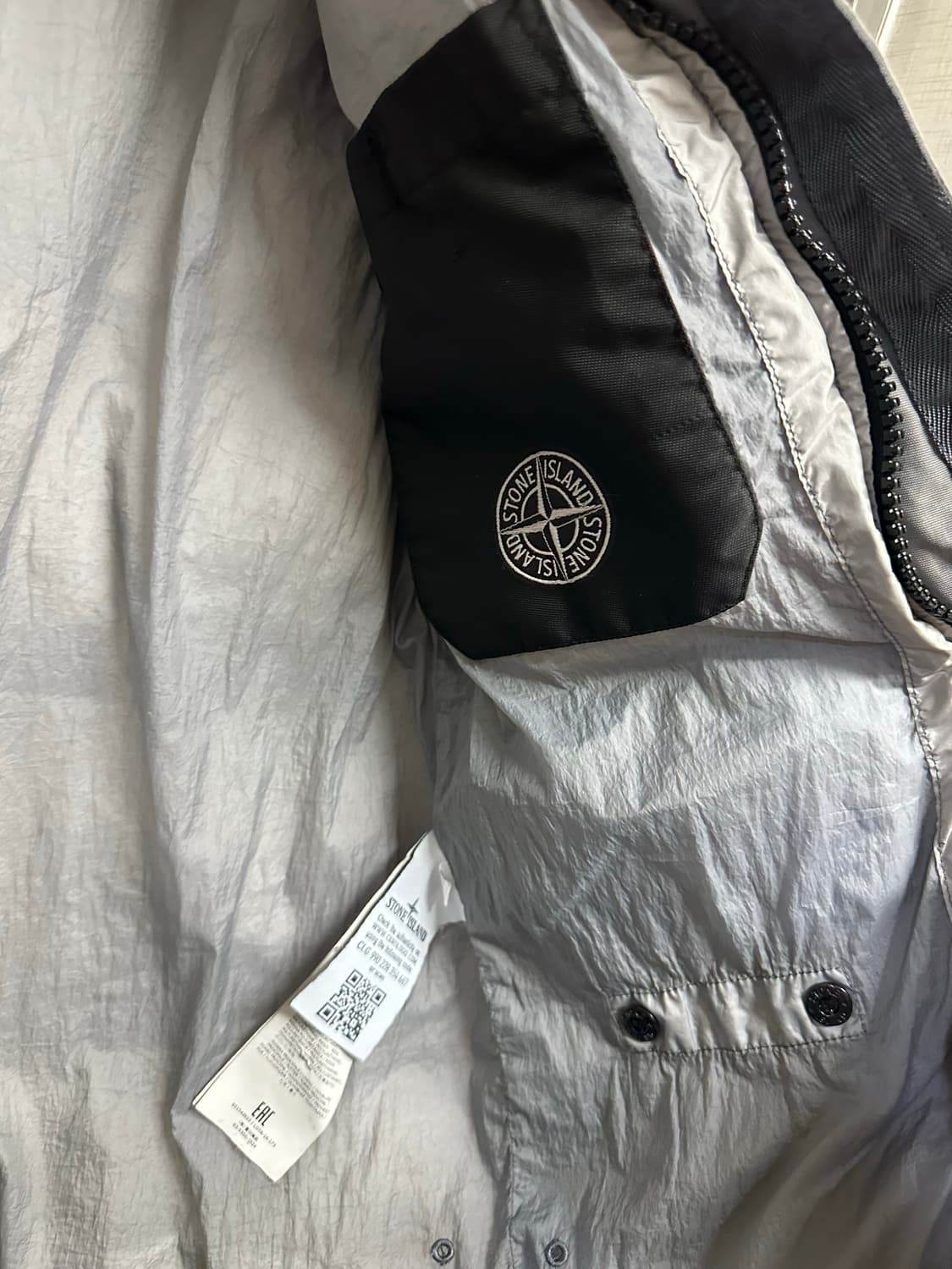 스톤아일랜드 패딩 자켓 그레이 garment dyed S(95-100) 상품이미지5