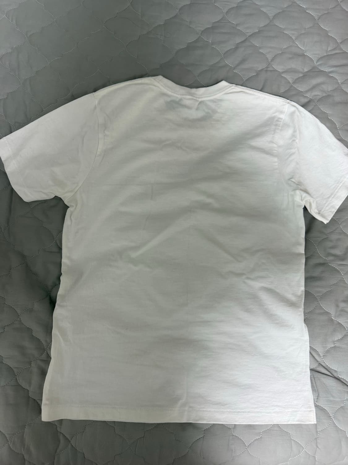 (W) 베이프 퍼스트 카모 빅 베이비 마일로 티셔츠 화이트 그린 상품이미지3