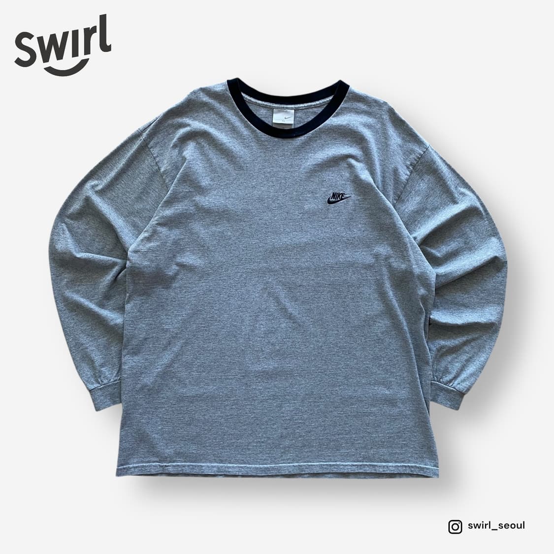 🌊90-00 nike ringer long sleeve 상품이미지2