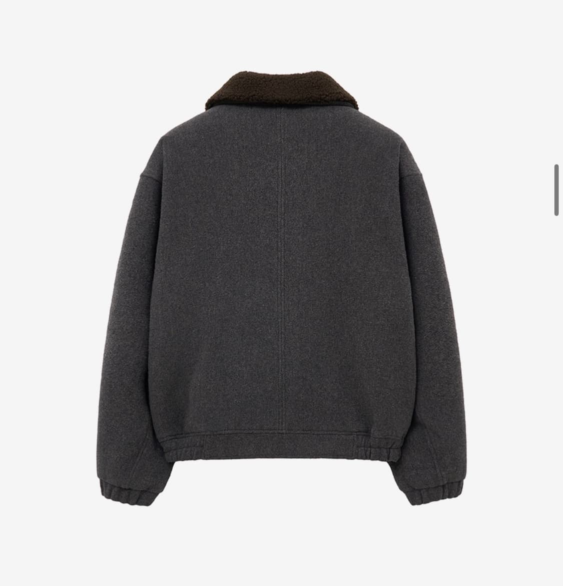 인사일런스 디테처블 칼라 캐시미어 블루종 GREY BROWN L사이즈 상품이미지2