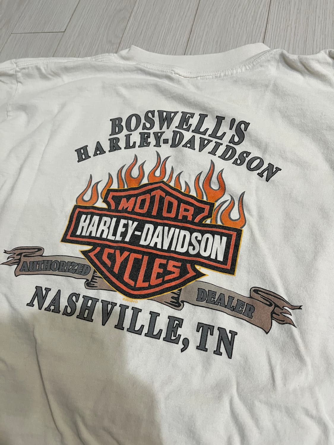 할리데이비슨 빈티지 롱슬리브 L 플레임 상품이미지4