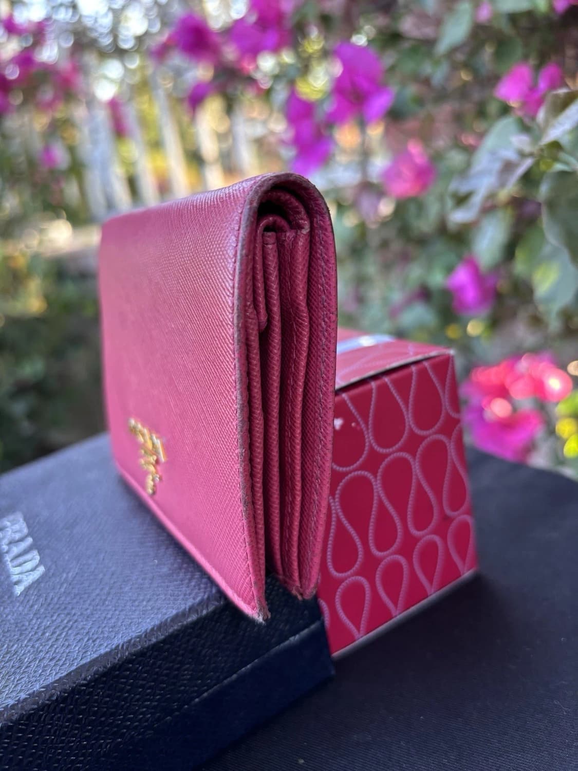 프라다 지갑 Saffiano Leather Compact Wallet 상품이미지4