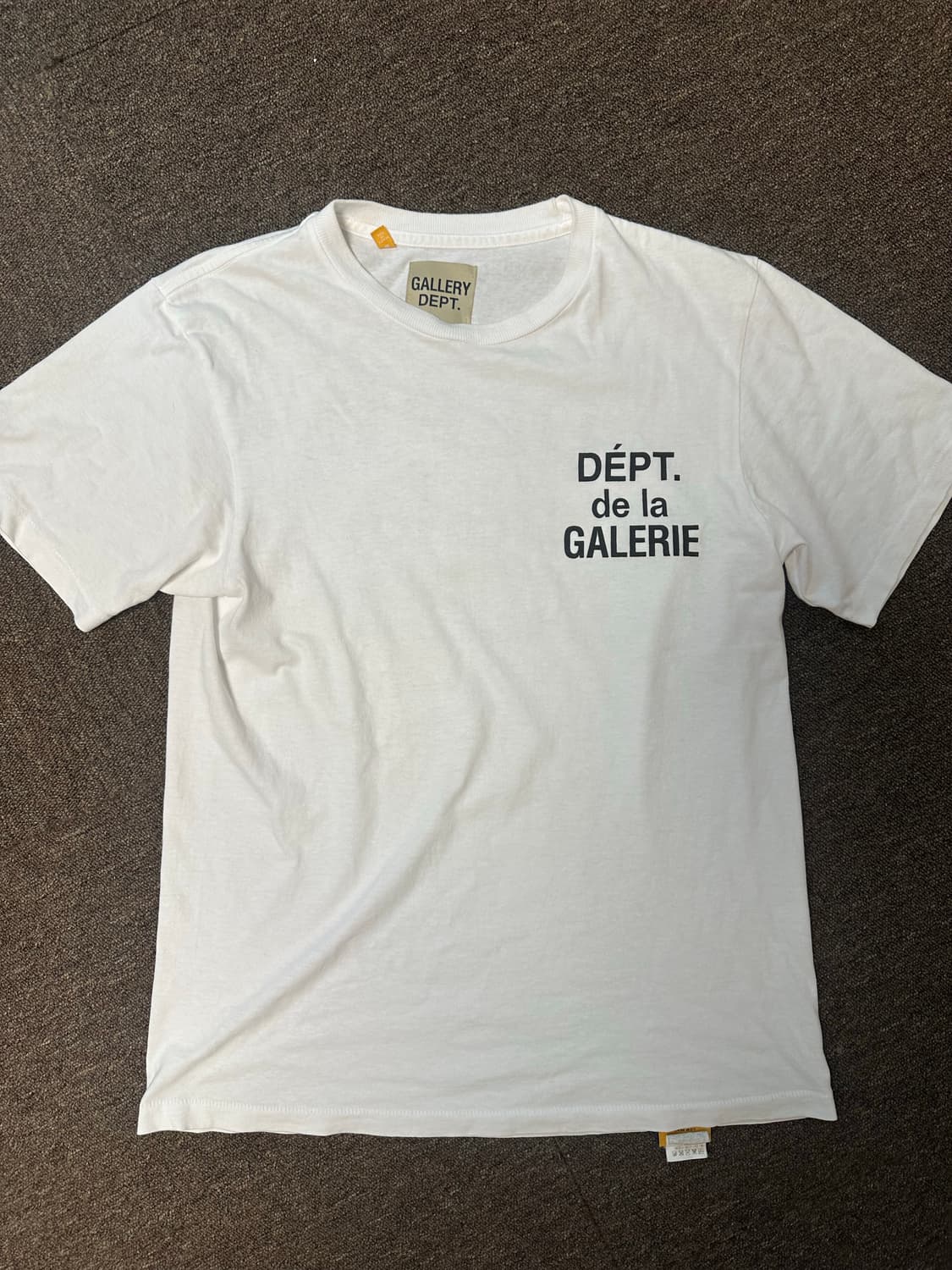 S] 갤러리 디파트먼트 프렌치로고 화이트 반팔 상품이미지1