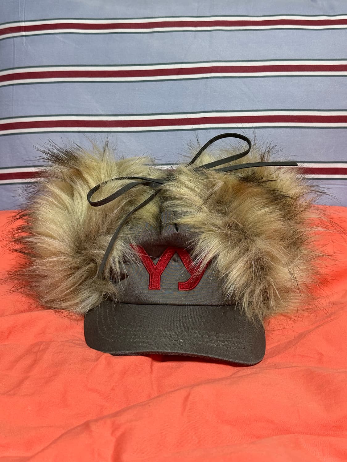 오픈와이와이 포우퍼 이어플랩 캡모자 그레이 상품이미지1