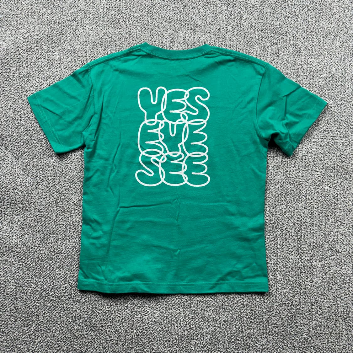 예스아이씨 빅로고 민트 티셔츠 상품이미지1