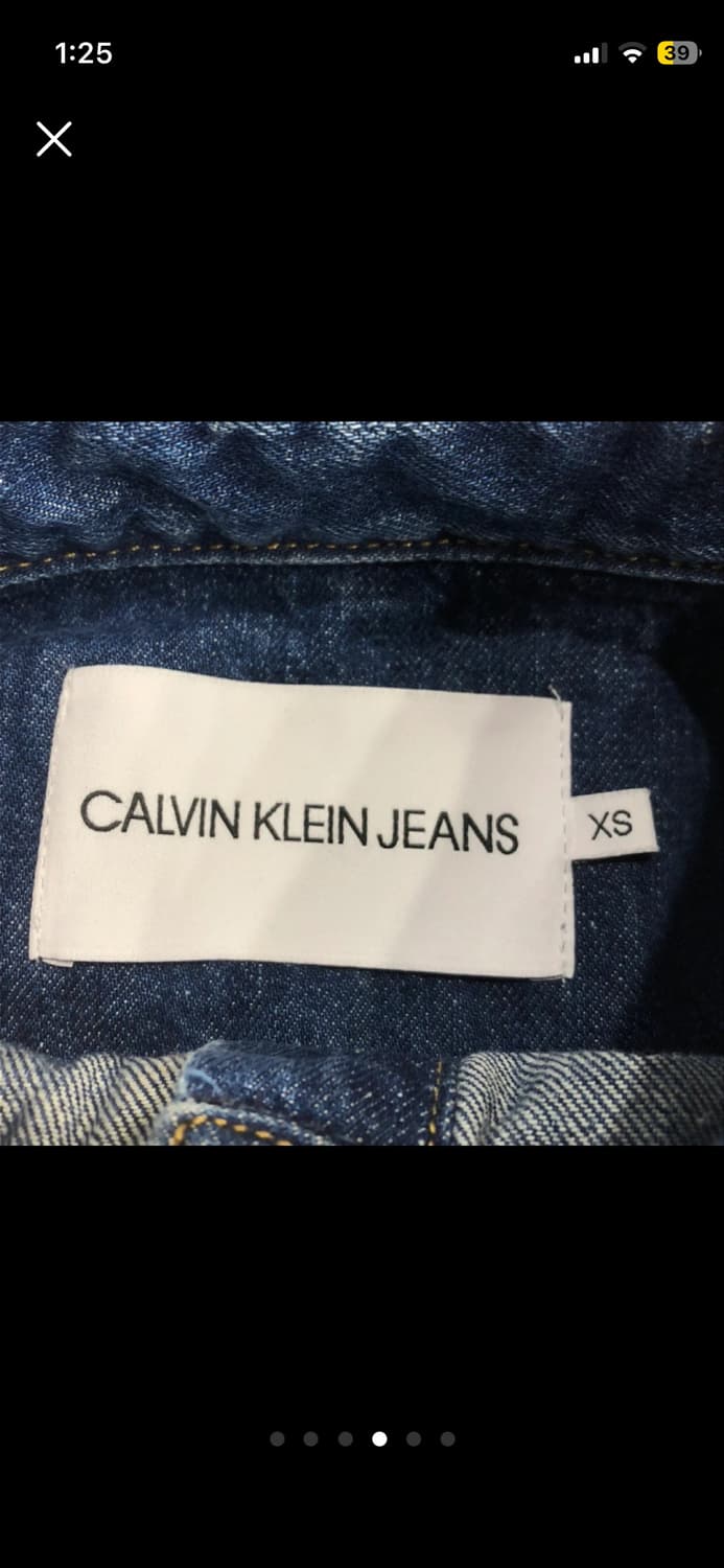 캘빈클라인 진스 대님 셔츠 새상품급 상품이미지4