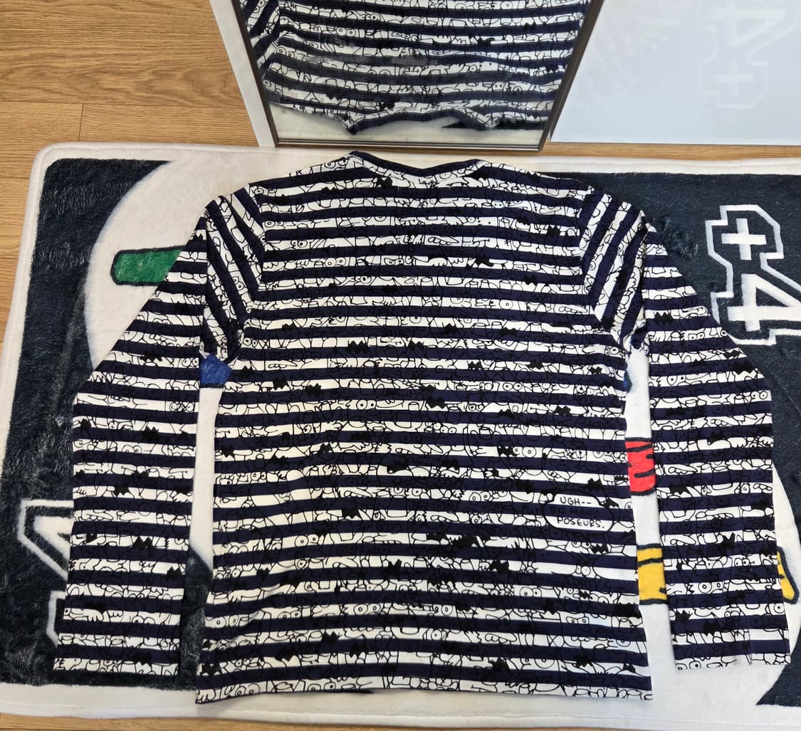 PLAY 꼼데가르송 11s/s 심슨 콜라보 롱슬리브 M 상품이미지2