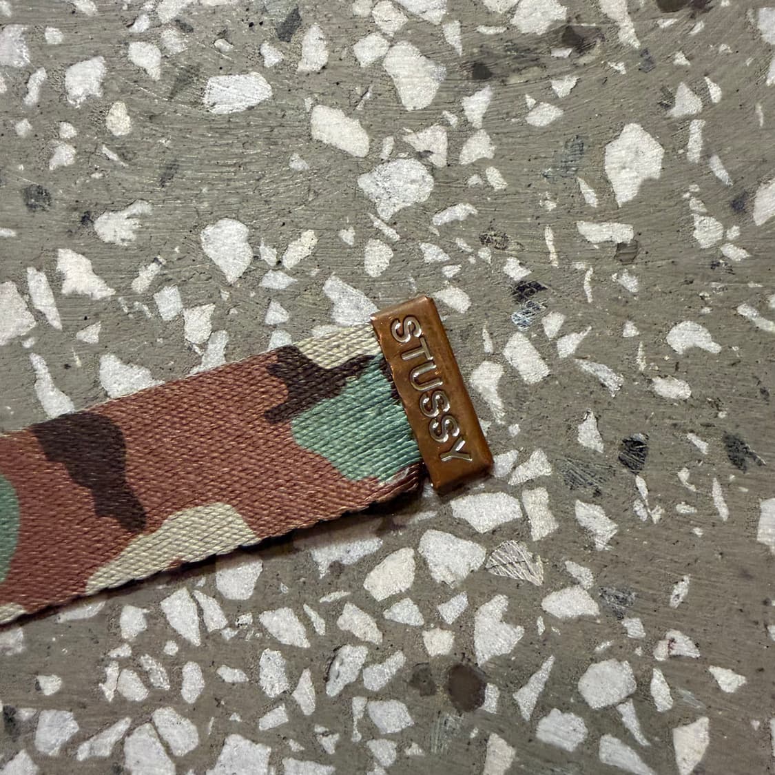 00s 올드 스투시 우드랜드 카모 웹 벨트 상품이미지5