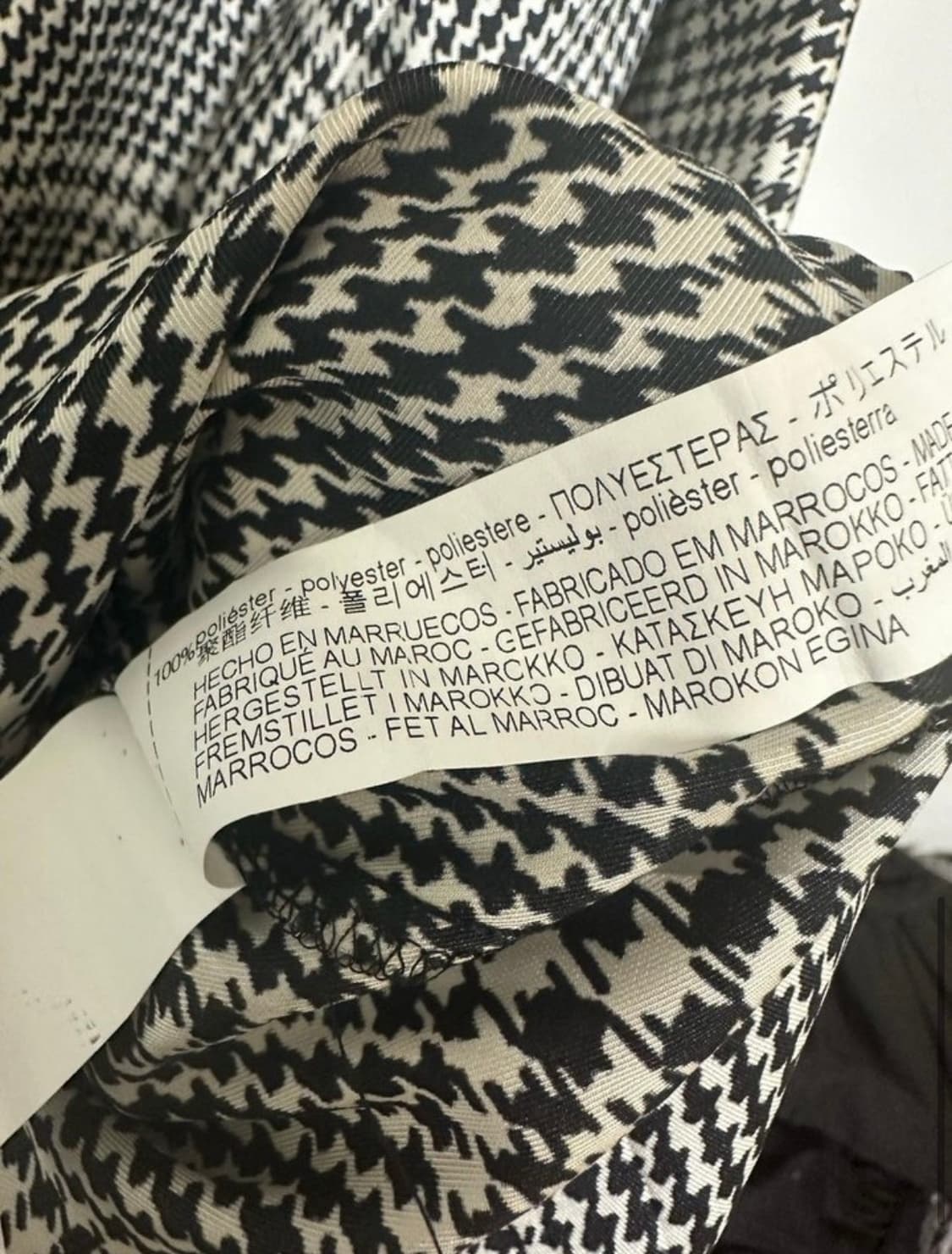 자라 ZARA 체크 리본 실크롱 원피스  상품이미지6