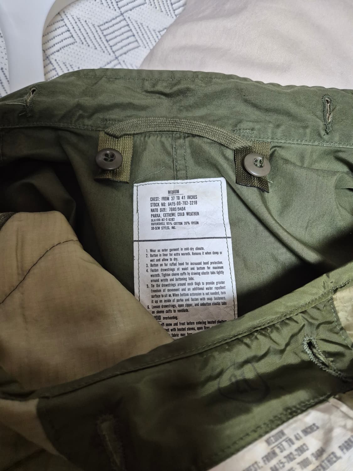 M65 피쉬테일 오리지널 실측 110 정도 상품이미지6