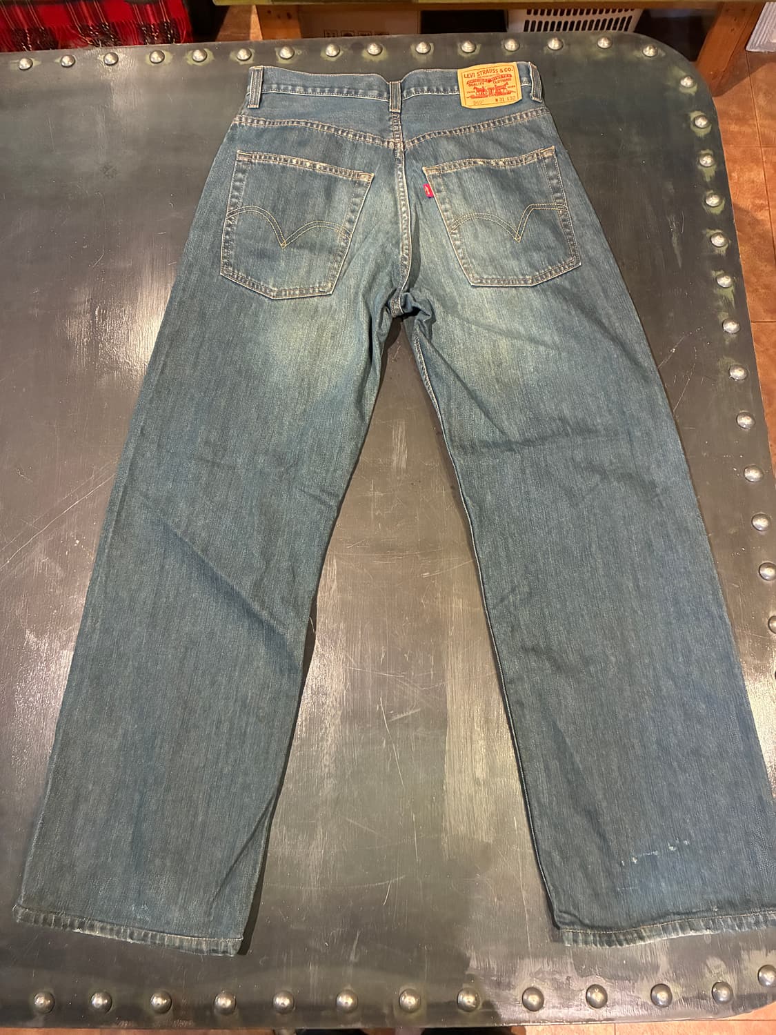 표기31 실33) 리바이스 569 워싱 데님 상품이미지6