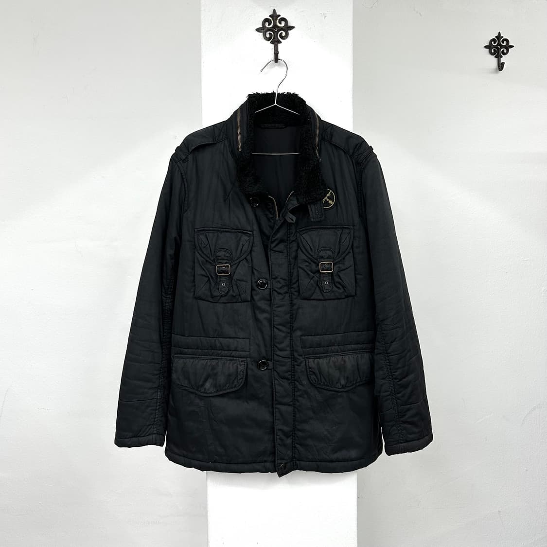 Y2K embroidery down jacket 상품이미지4