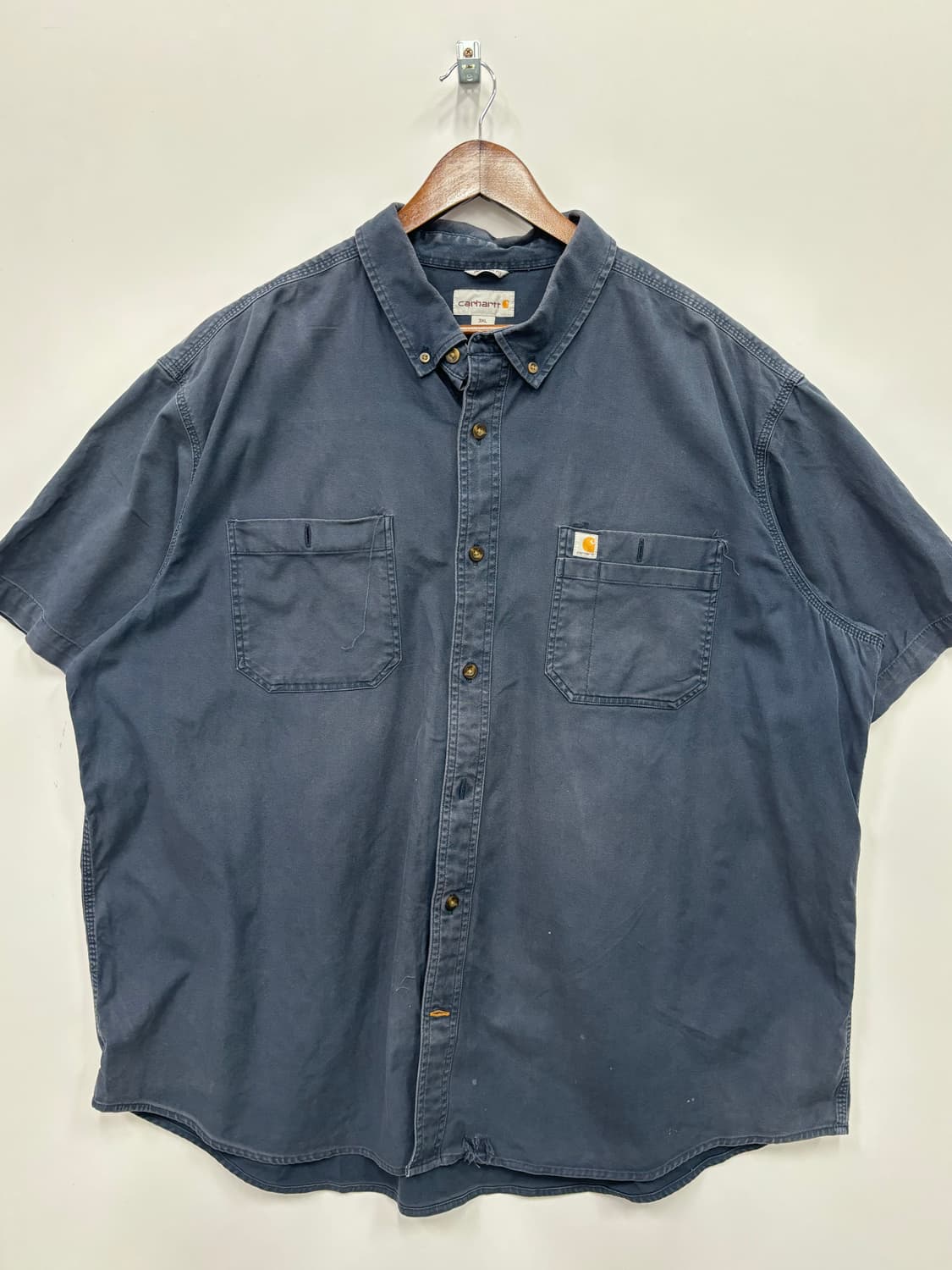 칼하트 데님 반팔 셔츠 상품이미지1