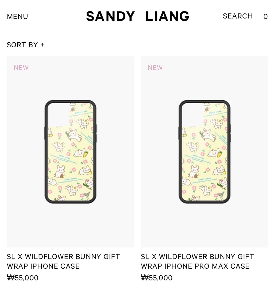 샌디리앙 Sandy Liang 와일드 플라워 폰케이스 아이폰15pro 상품이미지2