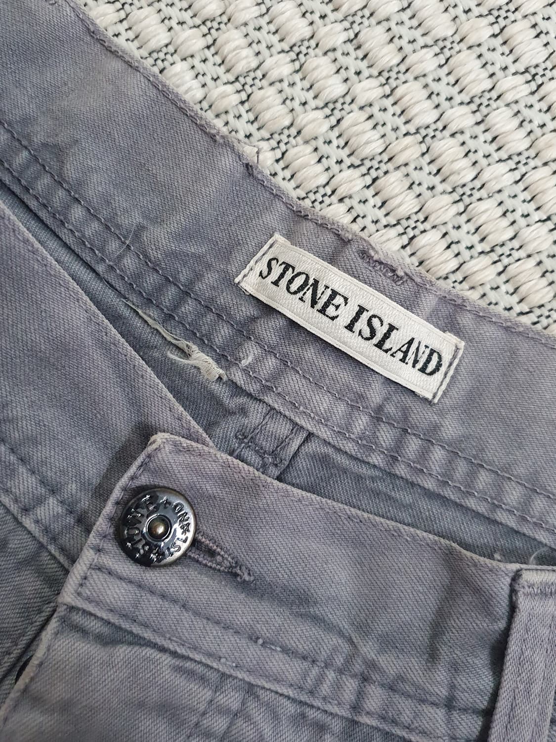 90–00s 스톤 아일랜드 와이드 레그 마리나 진 상품이미지6