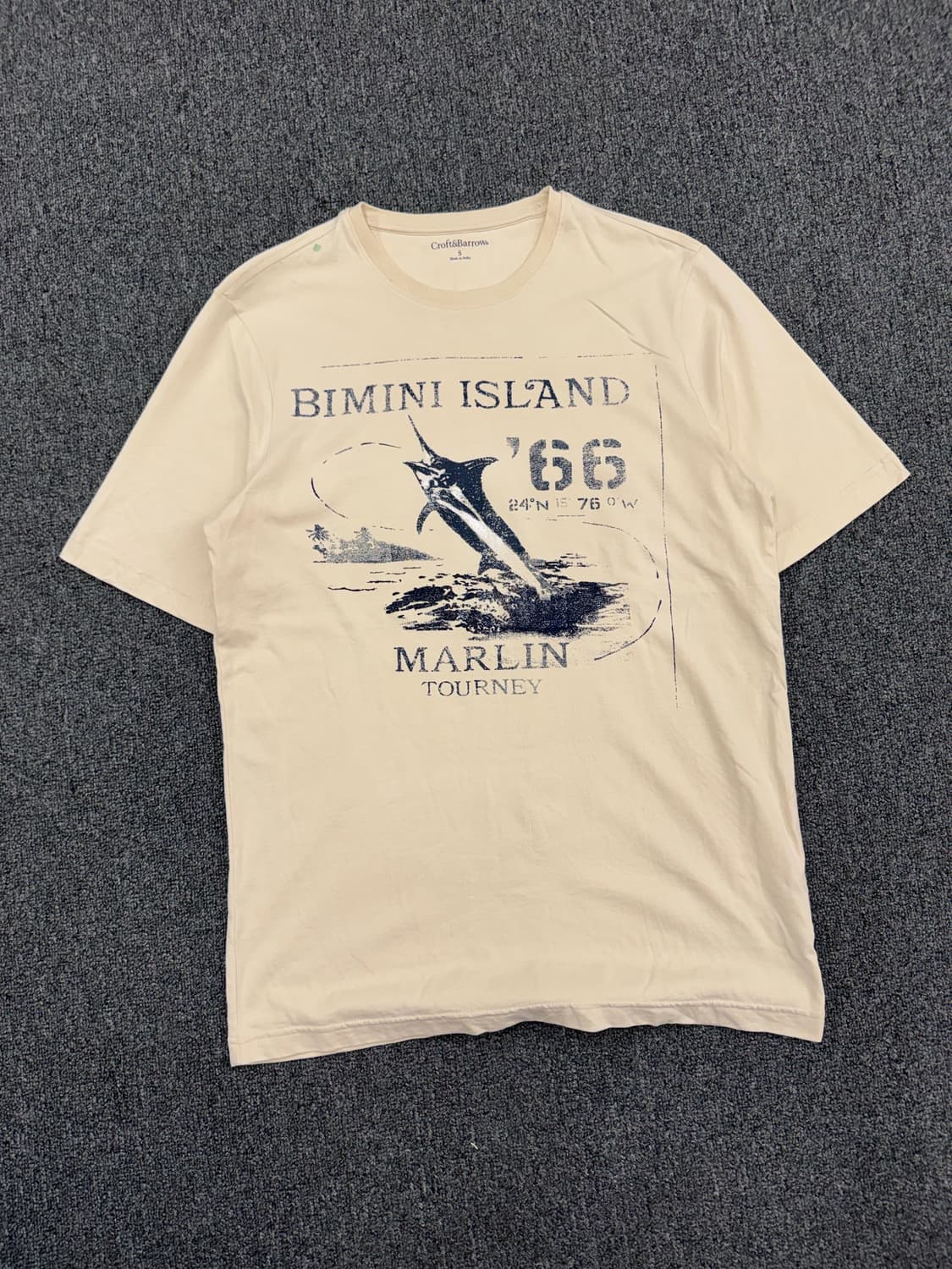 S)Croft&Barrow 빈티지 프린팅 반팔 상품이미지1