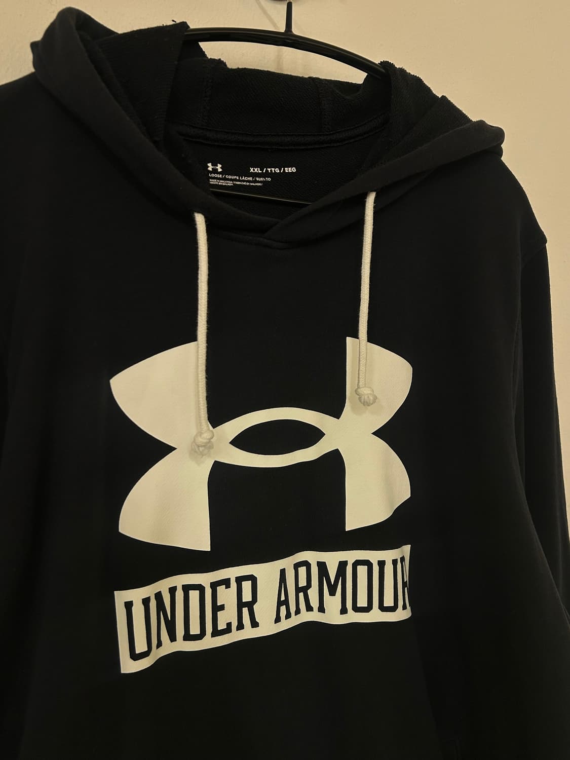 언더아머 빅로고 후드티 XXL 상품이미지3