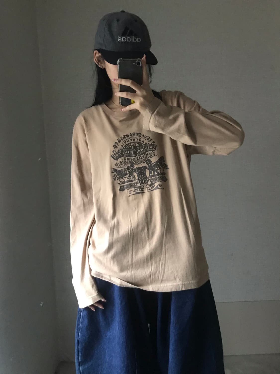 리바이스 베이지 롱슬리브 상품이미지5
