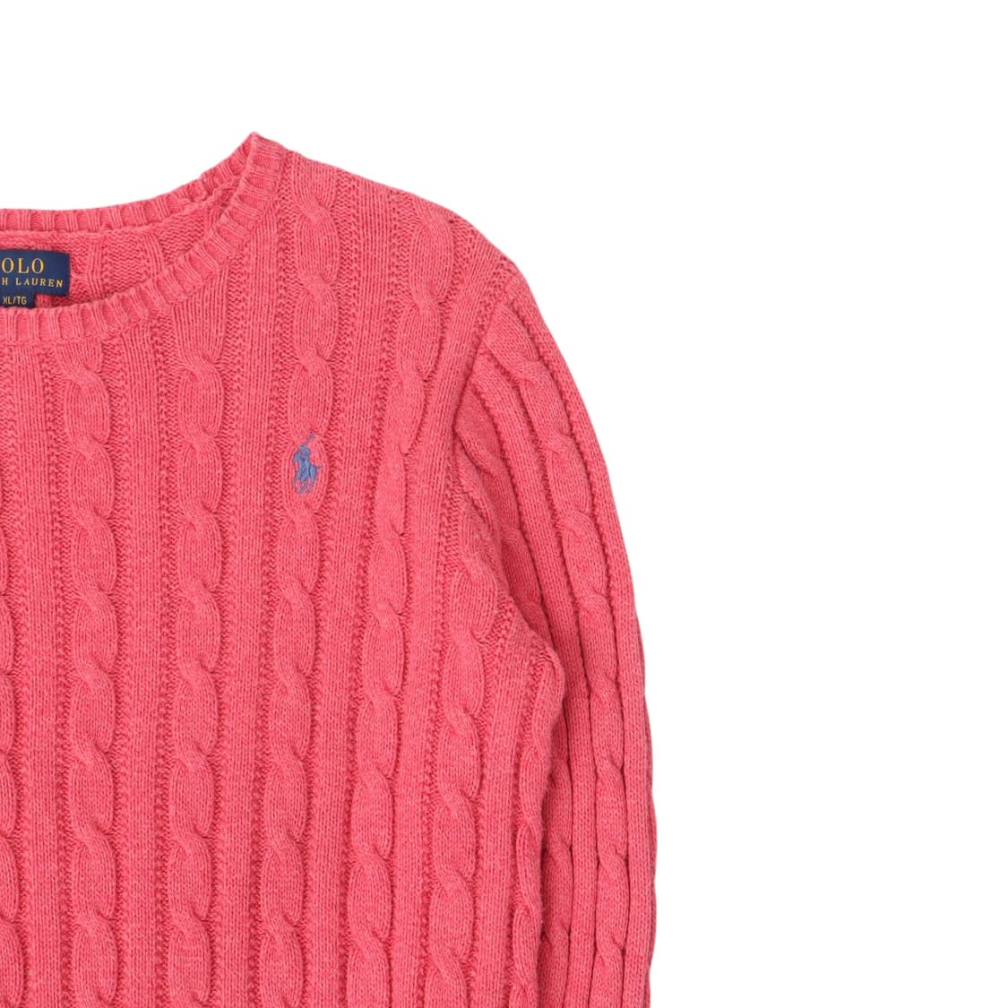 폴로 랄프로렌 핑크 케이블 니트 상품이미지3
