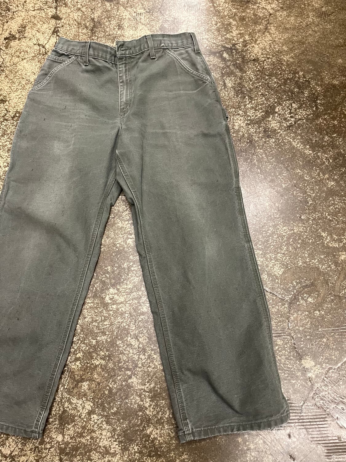 10s 칼하트 모스그린 카펜터 펜츠 상품이미지3