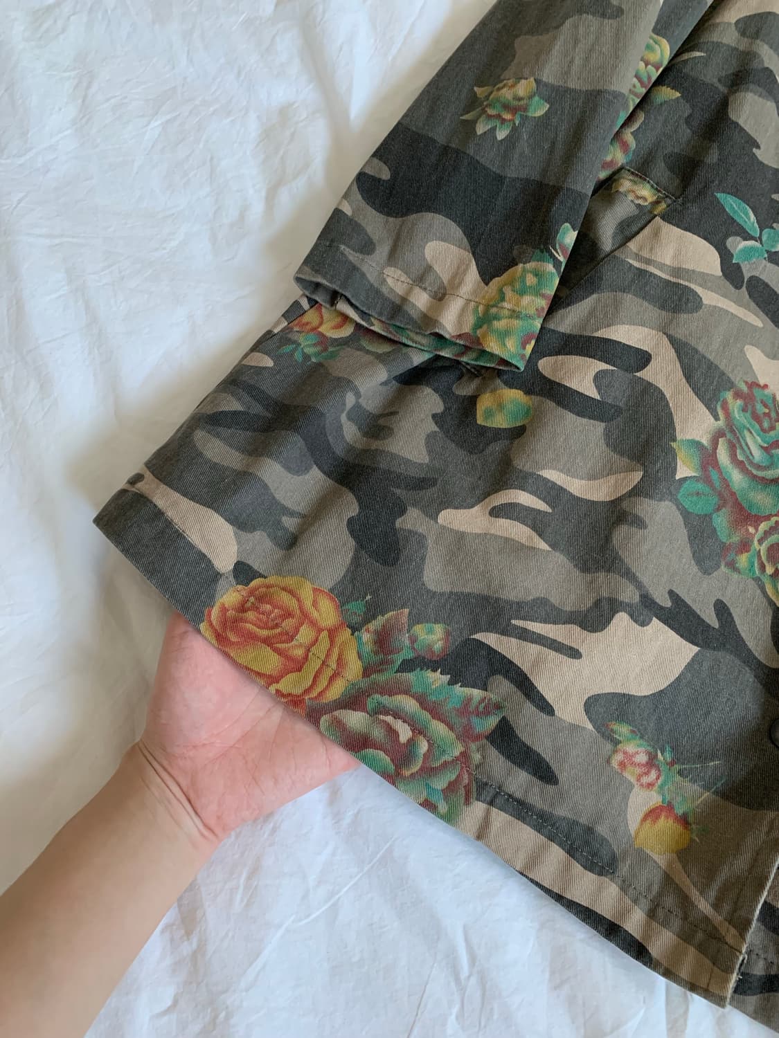 카모 플라워 코튼 점퍼 상품이미지3