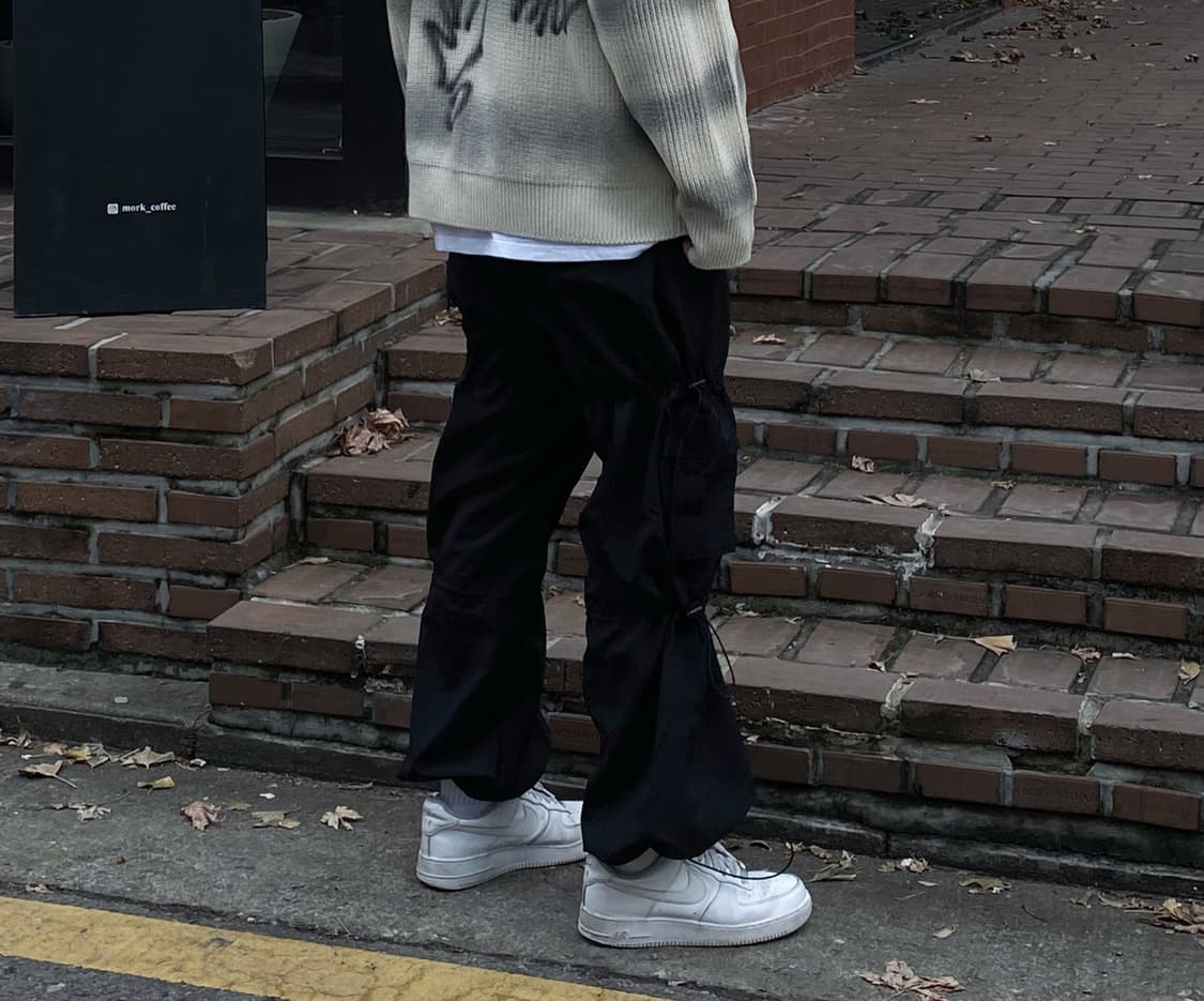 나일론 와이드 카고 바지 (자체제작 상품) 상품이미지10