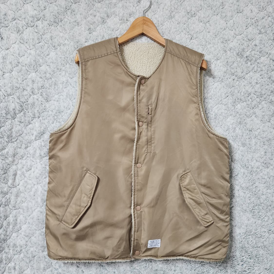 H273 [XL] 커버낫 양면 후리스 조끼 상품이미지4