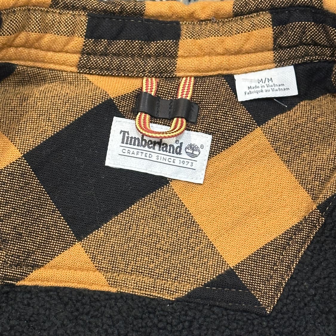 팀버랜드 플란넬 셔츠 자켓 (M) 플리스 상품이미지8